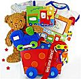 Toy Train Personalized Gift Basket