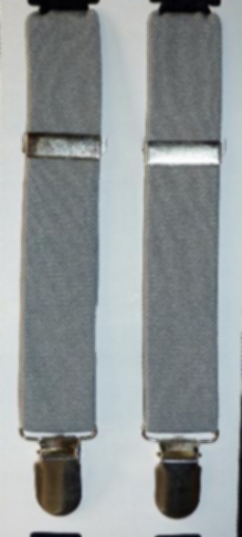 Infant / Baby Suspenders - Lt Gray