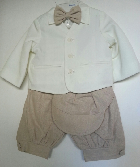 Ivory Eton Suit w Tan Knickerbockers *New*