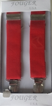 red elastic suspenders