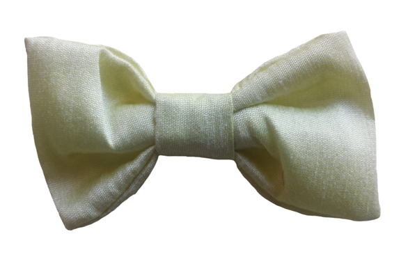 yellow baby silk bow tie