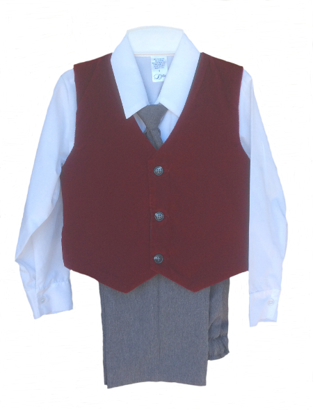 *Sale* Lito Velvet Vest & Slacks Set