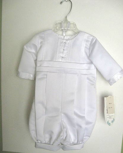 54% Off Close-Out Christening Romper Set 12 mo