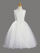 Shantung and Tulle Communion Dress