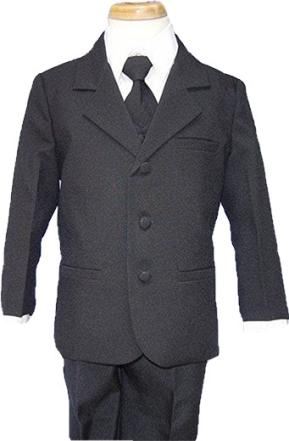 Close-Out  Peanut Butter Boys Black 5-Piece Suit  One size 10 left!