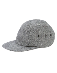 Sale! Boys Black Tweed 5-Panel Hat