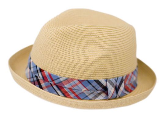 Boy's Paper Braid Straw Fedora