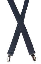 dark gray elastic suspenders