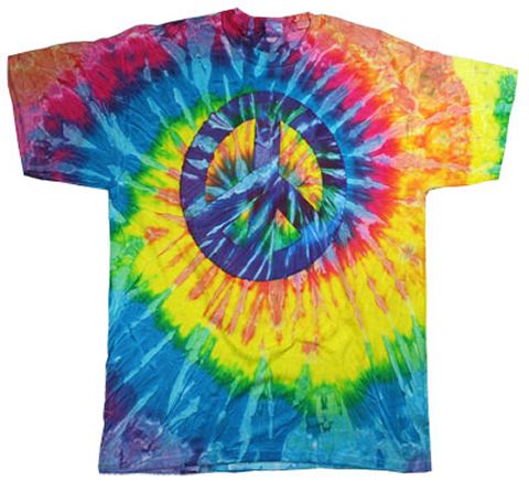 Peace Tie Dye Kid's Tee Shirt