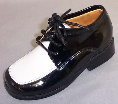 Close-Out Patent Leather Two-Tone Shoes