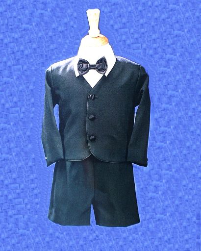 Close-Out Black Eton Ring Bearer Suit