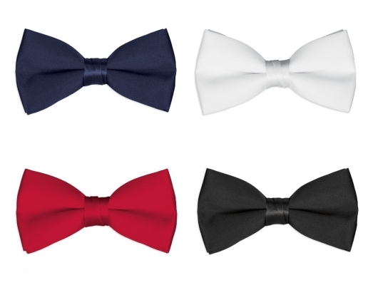 Boy's Bow Ties Set of 4 - Primary Colors