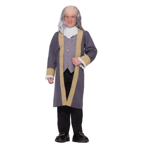 Ben Franklin Kids Child Boys Historical Costume