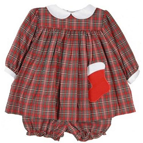 Winter Holiday Petit Ami Baby Girls' Dress with Bloomers *Sale*