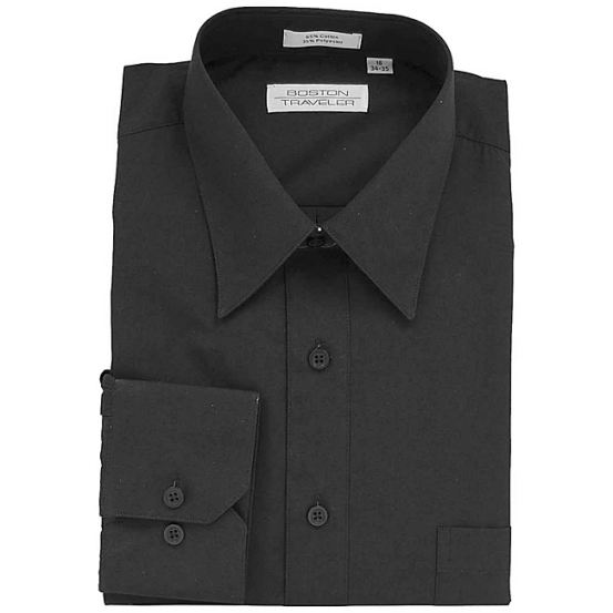 Close-Out Black Boy's Dress Shirt