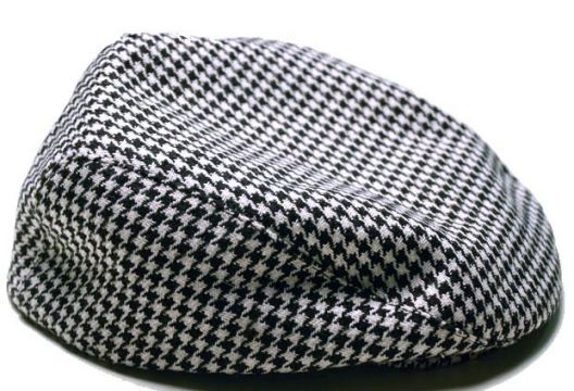 Black & White Check Houndstooth Pub Hat by Knuckleheads