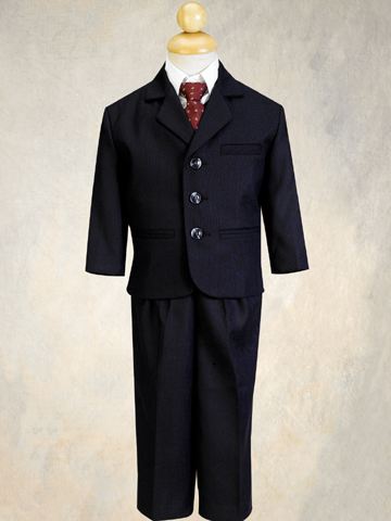 Navy 5-Piece Pin Stripe Suit Sale
