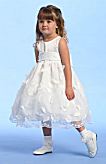 Pop-Up Flowers Organza Flower Girl Dress