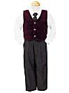 Velvet Vest & Slack Set
