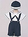 Suspender Sailor with Hat
