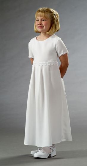 Girl's White Dress