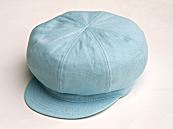 Ice Blue Button Cabbie
