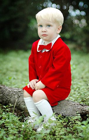 Close-Out Boy's Velveteen Eton & Shorts