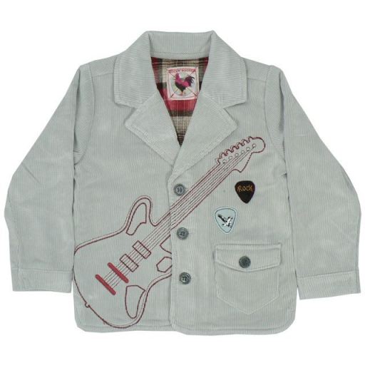 Toddler Guitar Applique Corduroy Blazer