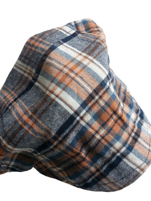Sale! Brushed Cotton Golf Driver Hat - Rust Plaid