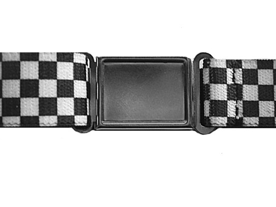 checkers-black-white magnetic belt