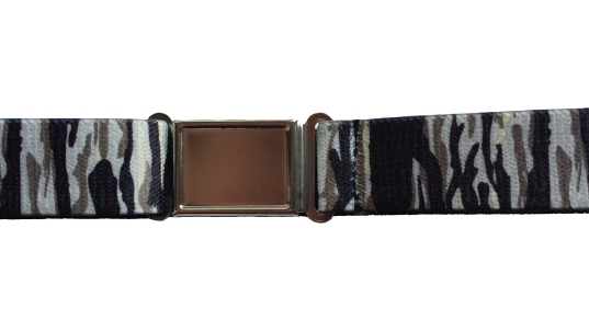 Tiger Stripes Magnetic Buckle Elastic Belts