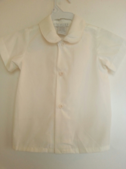 Lot of Boys Eton Shirts - Ivory