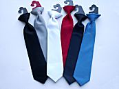 Satin Clip-On Dress Ties
