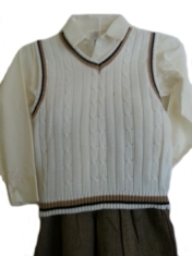 Tweed Pants, Sweater Vest & Shirt *Sale*