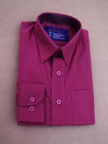 Close-Out Burgundy  Dress Shirt