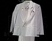 Double-Breasted 4-Piece Rayon Suit