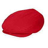 Youth Brushed Cotton Poor Boy Ivy Cap in Red